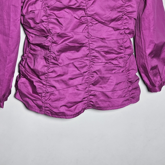 Elegant Purple Women's Long Sleeve Top Nwt Size 12 - Picture 3 of 10
